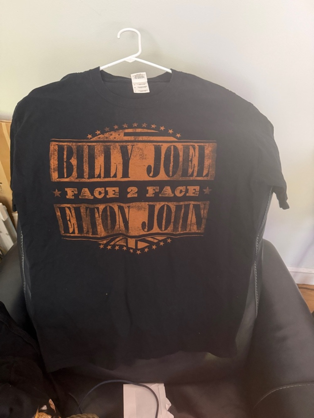 Billy Joel - Elton John Face to Face 2009 Tour Tee